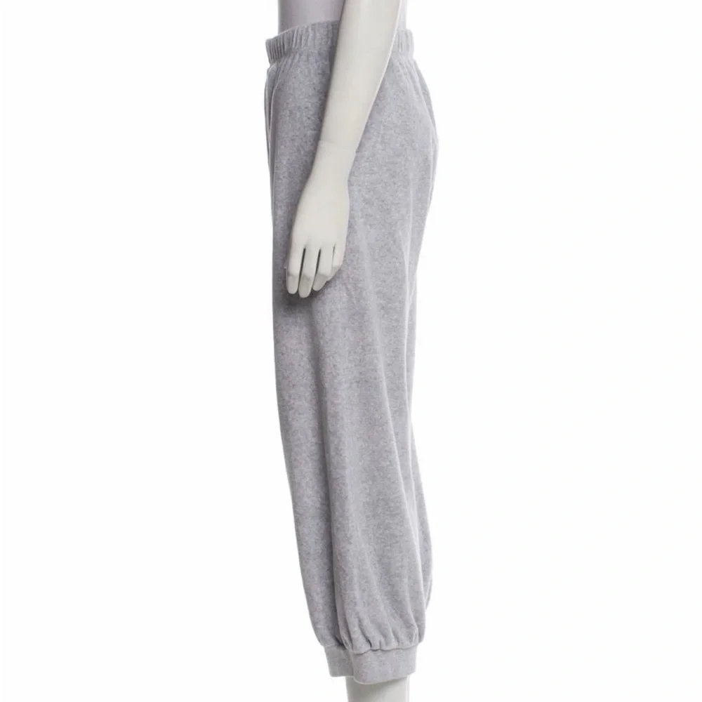 Suzie Kondi Tosk Velour Pant Heather Grey - Picture 2 of 3